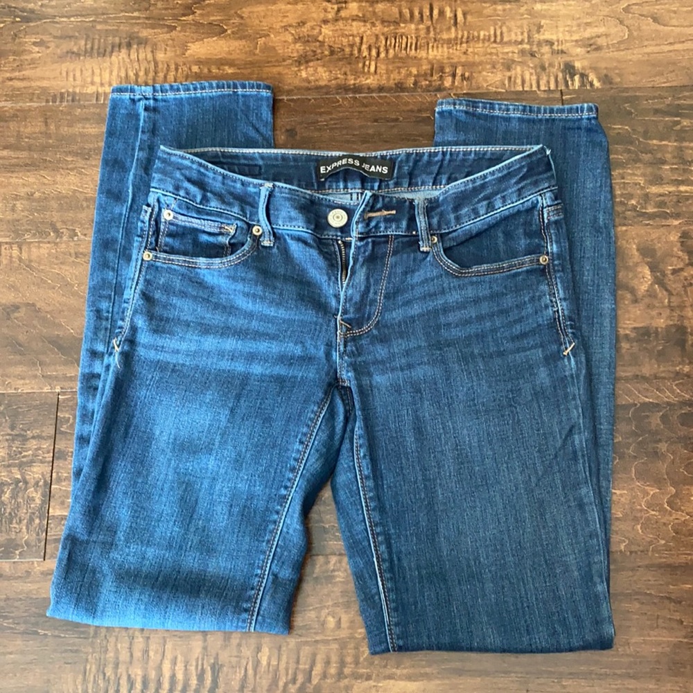 Express Skinny Low Rise Jeans